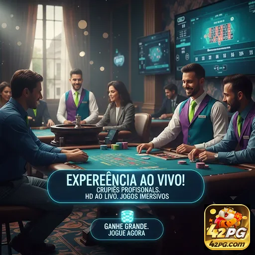 Viva a emoção do live gaming na 42pg - 42pg